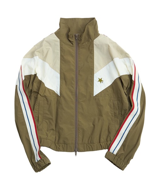 CONVERSE TOKYO(コンバーストウキョウ)の「SIDE LINE NYLON TRACK BLOUSON(ブルゾン・レディース・カーキ/ブラック/ネイビー・FREE)」の22枚目の写真