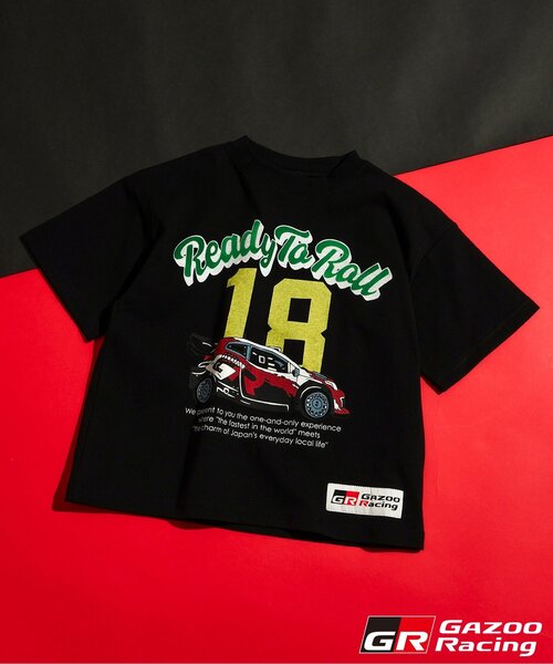 BREEZE(ブリーズ)の「GRヤリス Rally1 Tシャツ(キッズサイズ)(Tシャツ/カットソー・キッズ・レインボー/ブラック/グリーン/オフホワイト/その他11/イエロー・110/150/130)」の6枚目の写真