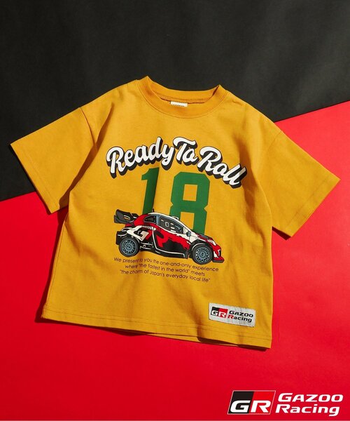 BREEZE(ブリーズ)の「GRヤリス Rally1 Tシャツ(キッズサイズ)(Tシャツ/カットソー・キッズ・レインボー/ブラック/グリーン/オフホワイト/その他11/イエロー・110/150/130)」の5枚目の写真