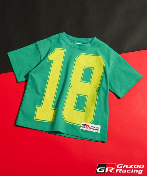 BREEZE(ブリーズ)の「GRヤリス Rally1 Tシャツ(キッズサイズ)(Tシャツ/カットソー・キッズ・レインボー/ブラック/グリーン/オフホワイト/その他11/イエロー・110/150/130)」の4枚目の写真