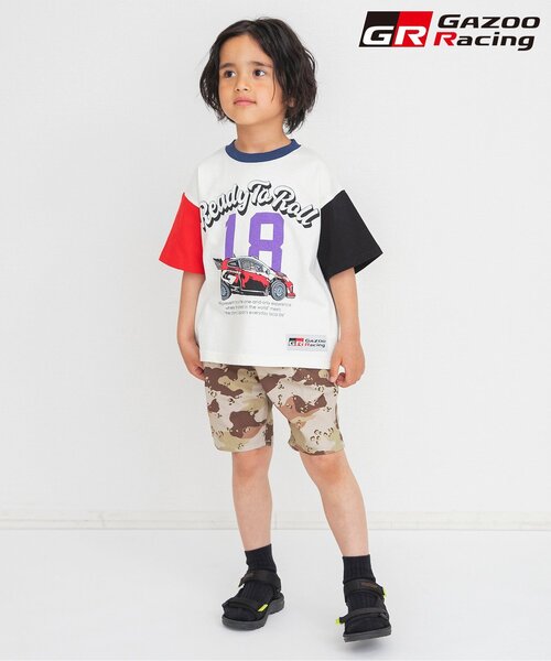 BREEZE(ブリーズ)の「GRヤリス Rally1 Tシャツ(キッズサイズ)(Tシャツ/カットソー・キッズ・レインボー/ブラック/グリーン/オフホワイト/その他11/イエロー・110/150/130)」の7枚目の写真