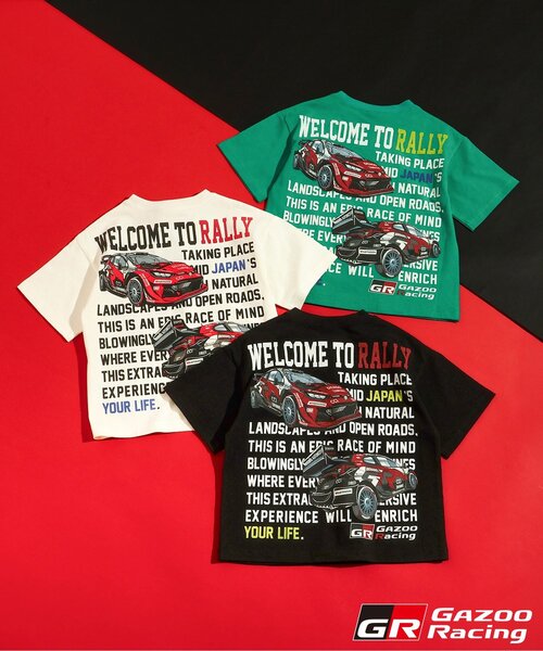 BREEZE(ブリーズ)の「GRヤリス Rally1 Tシャツ(キッズサイズ)(Tシャツ/カットソー・キッズ・レインボー/ブラック/グリーン/オフホワイト/その他11/イエロー・110/150/130)」の10枚目の写真