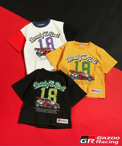 BREEZE(ブリーズ)の「GRヤリス Rally1 Tシャツ(キッズサイズ)(Tシャツ/カットソー・キッズ・レインボー/ブラック/グリーン/オフホワイト/その他11/イエロー・110/150/130)」の11枚目の写真