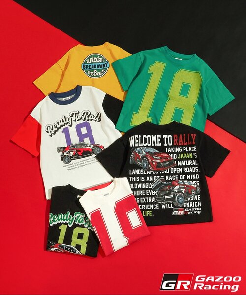 BREEZE(ブリーズ)の「GRヤリス Rally1 Tシャツ(キッズサイズ)(Tシャツ/カットソー・キッズ・レインボー/ブラック/グリーン/オフホワイト/その他11/イエロー・110/150/130)」の17枚目の写真