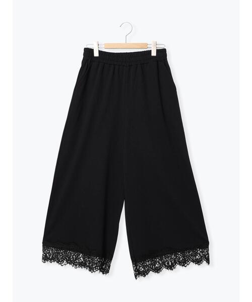Samansa Mos2(サマンサ モスモス)の「【接触冷感】ミニ裏毛裾レースカットパンツ(その他パンツ・レディース・グレー/ブラック/オートミール・フリー(L)/フリー(M))」の13枚目の写真