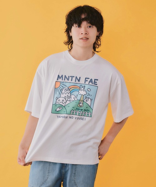 ScoLar(スカラー)の「362116:山の妖精とお散歩Tシャツ(Tシャツ/カットソー・レディース・パープル/ブラック/オフホワイト・M)」の9枚目の写真