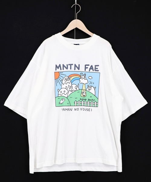 ScoLar(スカラー)の「362116:山の妖精とお散歩Tシャツ(Tシャツ/カットソー・レディース・パープル/ブラック/オフホワイト・M)」の18枚目の写真