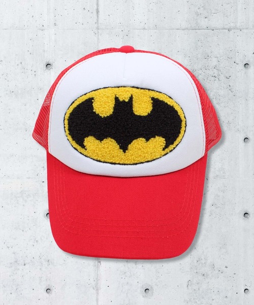 SHISKY（シスキー）の「BATMAN バットマン メッシュキャップ（BS29-08）（キャップ・キッズ・カーキ/ブラック系その他/ブルー系その他/ネイビー/レッド・56/54/52）」の5枚目の写真