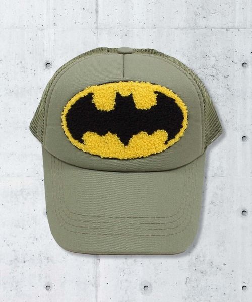 SHISKY（シスキー）の「BATMAN バットマン メッシュキャップ（BS29-08）（キャップ・キッズ・カーキ/ブラック系その他/ブルー系その他/ネイビー/レッド・56/54/52）」の3枚目の写真