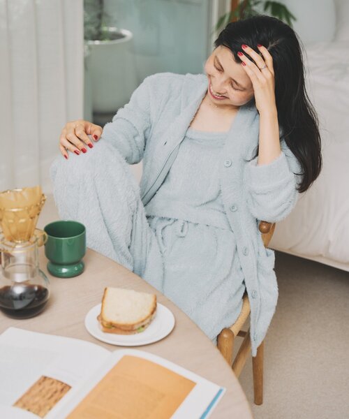 SAHIR（サヒール）の「【SAHIR サヒール】Roomwear set of 3　ルームウェア3セット（ルームウェア/パジャマ・レディース・ブルー/ベージュ・0）」の2枚目の写真