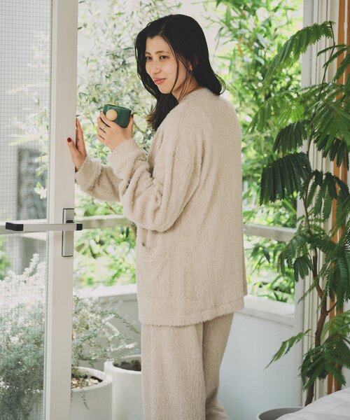 SAHIR（サヒール）の「【SAHIR サヒール】Roomwear set of 3　ルームウェア3セット（ルームウェア/パジャマ・レディース・ブルー/ベージュ・0）」の4枚目の写真