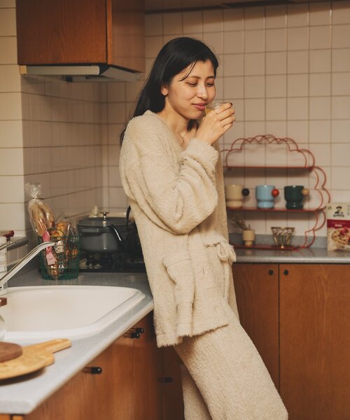 SAHIR（サヒール）の「【SAHIR サヒール】Roomwear set of 3　ルームウェア3セット（ルームウェア/パジャマ・レディース・ブルー/ベージュ・0）」の9枚目の写真