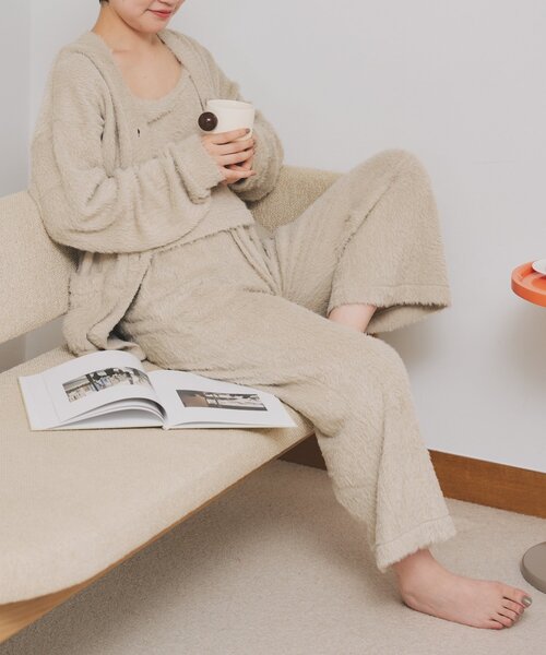 SAHIR（サヒール）の「【SAHIR サヒール】Roomwear set of 3　ルームウェア3セット（ルームウェア/パジャマ・レディース・ブルー/ベージュ・0）」の11枚目の写真
