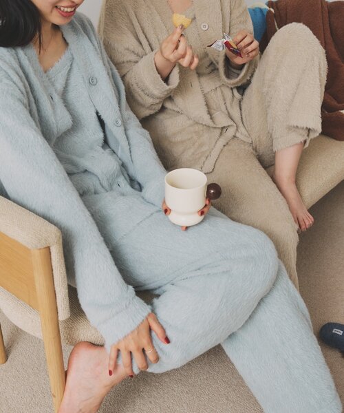 SAHIR（サヒール）の「【SAHIR サヒール】Roomwear set of 3　ルームウェア3セット（ルームウェア/パジャマ・レディース・ブルー/ベージュ・0）」の22枚目の写真