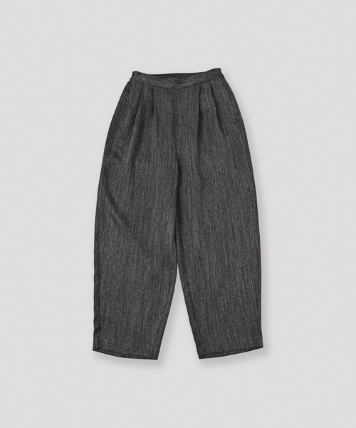 WHYTO.（ホワイト）の「「WHYTO. / ホワイト」tweed satin tapered pants（その他パンツ・レディース・ブラウン/ブラック・36/38）」の13枚目の写真