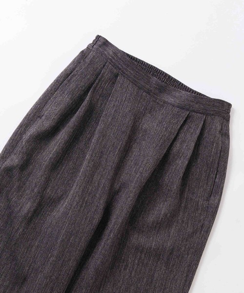 WHYTO.（ホワイト）の「「WHYTO. / ホワイト」tweed satin tapered pants（その他パンツ・レディース・ブラウン/ブラック・36/38）」の17枚目の写真