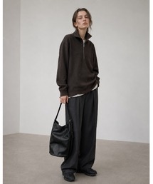 【ONE./ワンドット】Cylinder Shoulder Bag / 撥水レザー