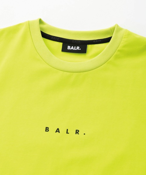 BALR.（ボーラー）の「STRETCH RELAX BIGLOGO T-SHIRT（Tシャツ/カットソー・メンズ・イエロー×グリーン/ブラック/ホワイト/ターコイズブルー・LARGE/SMALL/MEDIUM）」の7枚目の写真
