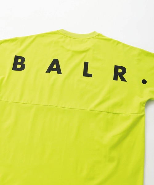 BALR.（ボーラー）の「STRETCH RELAX BIGLOGO T-SHIRT（Tシャツ/カットソー・メンズ・イエロー×グリーン/ブラック/ホワイト/ターコイズブルー・LARGE/SMALL/MEDIUM）」の9枚目の写真