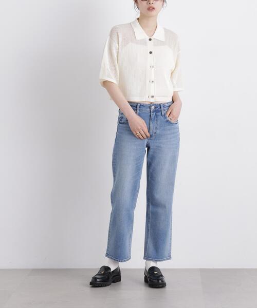 Healthy denim(ヘルシーデニム)の「Healthy DENIM/別注 Tallow Ankle(デニムパンツ・レディース・ライトブルー・22/23/24/25)」の1枚目の写真