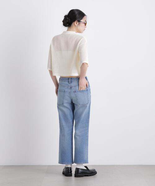 Healthy denim(ヘルシーデニム)の「Healthy DENIM/別注 Tallow Ankle(デニムパンツ・レディース・ライトブルー・22/23/24/25)」の4枚目の写真
