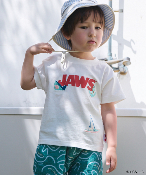 セール】【WEB別注】【JAWS】接触冷感アソートグラフィック半袖Tシャツ