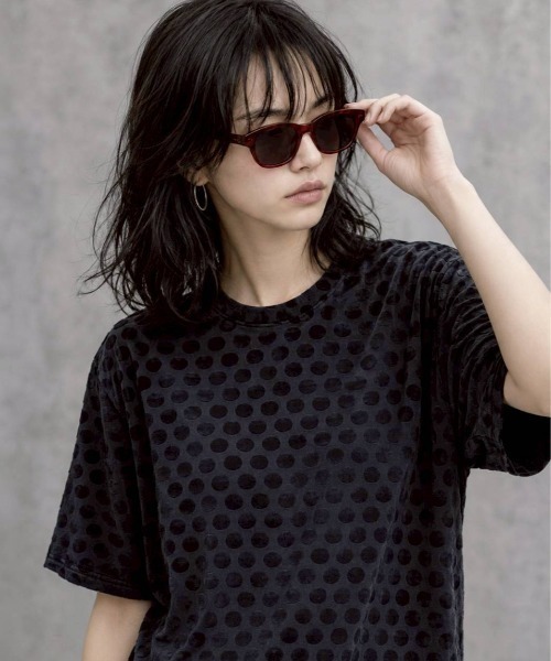 KAMINARI_TOKIO（カミナリトキオ）の「総柄Tシャツ（Tシャツ/カットソー・レディース・ブラック/ネイビー・FREE）」の10枚目の写真