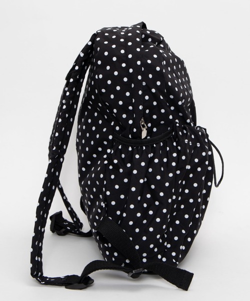 WEGO(ウィゴー)の「WEGO/【26年春夏新作】ドット柄デイパック(バックパック/リュック・レディース・ホワイト/ブラック・FREE)」の19枚目の写真