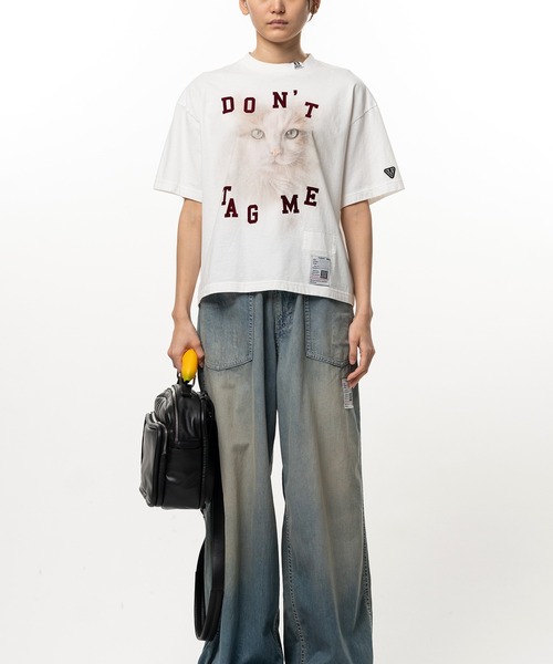 Maison MIHARA YASUHIRO(メゾンミハラヤスヒロ)の「Cat Printed T-shirt(Tシャツ/カットソー・レディース・ホワイト/グレー/ブラック・36/38/40)」の5枚目の写真