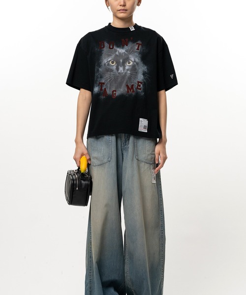 Maison MIHARA YASUHIRO(メゾンミハラヤスヒロ)の「Cat Printed T-shirt(Tシャツ/カットソー・レディース・ホワイト/グレー/ブラック・36/38/40)」の11枚目の写真