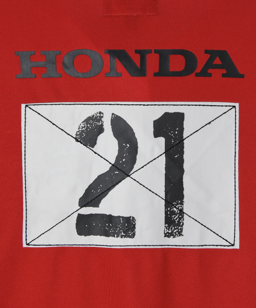 PHYPS MOTORCYCLE（フィップスモーターサイクル）の「Womens Moto Patch Polo Shirt Red（ポロシャツ・レディース・その他・MEDIUM/SMALL）」の3枚目の写真