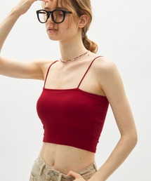 cup short cami / カップ付きショートキャミ