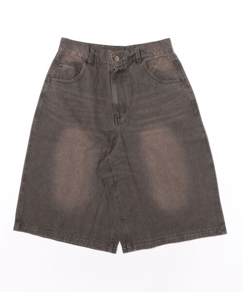 HAUS(ハウス)の「【HAUS】12OZデニムハーフパンツ YON-005(デニムパンツ・メンズ・ブルー/チャコールグレー・L/M)」の2枚目の写真