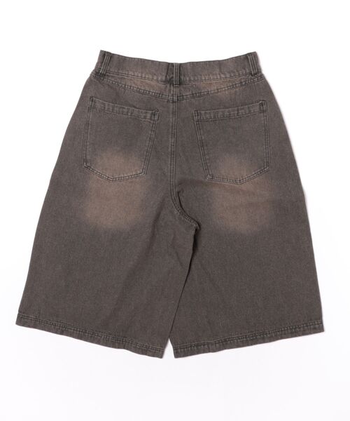 HAUS(ハウス)の「【HAUS】12OZデニムハーフパンツ YON-005(デニムパンツ・メンズ・ブルー/チャコールグレー・L/M)」の3枚目の写真
