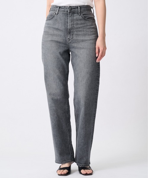 YANUK(ヤヌーク)の「【YANUK/ヤヌーク】Boys Straight LEA(デニムパンツ・レディース・ダークブルー・23.0cm/24.0cm)」の1枚目の写真