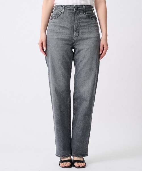 YANUK(ヤヌーク)の「【YANUK/ヤヌーク】Boys Straight LEA(デニムパンツ・レディース・ダークブルー・23.0cm/24.0cm)」の2枚目の写真