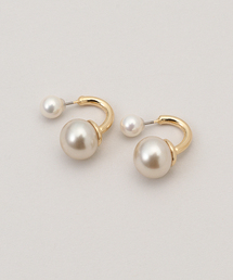 Noble | gren by M/グリンバイエム リバーシブルパールピアス(ピアス(両耳用))