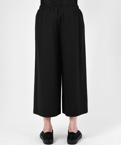 LAD MUSICIAN(ラッドミュージシャン)の「T-CLOTH CROPPED WIDE LEG PANTS(スウェットパンツ・メンズ・ブラック・42)」の4枚目の写真