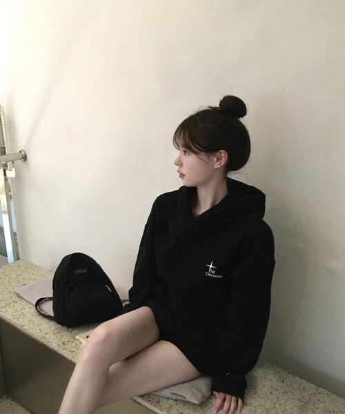 THE DREAMER（ザ・ドリーマー）の「重量ブランケットフードパーカー ブラック（パーカー・レディース・その他・LARGE/SMALL/MEDIUM）」の7枚目の写真