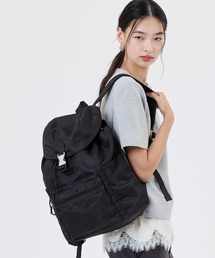 【LeSportsac×Megumi Kanzaki】SMART FLAP BACKPACK2 ブラックキャンディ