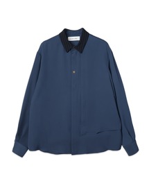 CULLNI（クルニ）の「Double Satin Asymmetrical Layered Shirt（シャツ/ブラウス）」