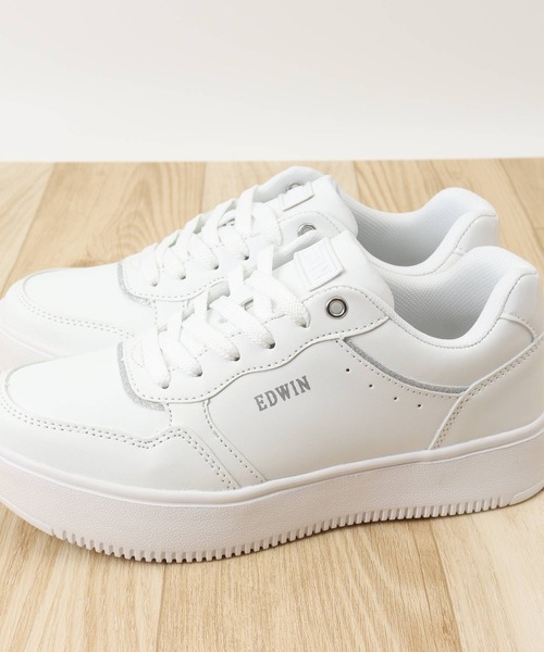 EDWIN(エドウィン)の「EDWIN 軽量スニーカー(スニーカー・レディース・ブラック/ホワイト・24cm/23cm/23.5cm/24.5cm)」の9枚目の写真
