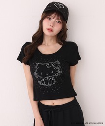 【チャーミーキティ】ラインストーンTee