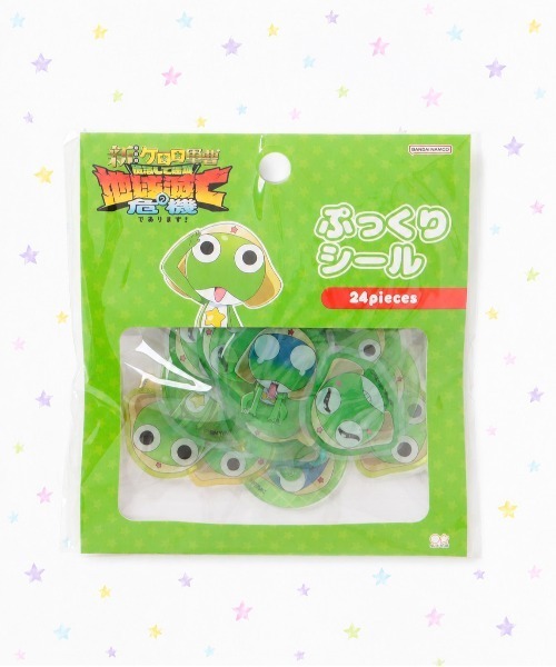 セール】【nini toys】≪ケロロ軍曹≫ぷっくりシール（ステッカー