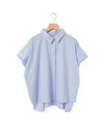 MidiUmi（ミディウミ）の「MidiUmi フレンチスリーブワイドシャツ（シャツ/ブラウス）」