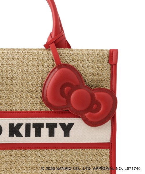 sanrio(サンリオ)の「【HELLO KITTY×VIS】日焼けデザイン ハローキティ雑材トートバッグ(トートバッグ・レディース・その他/ブラック系その他・FREE)」の14枚目の写真