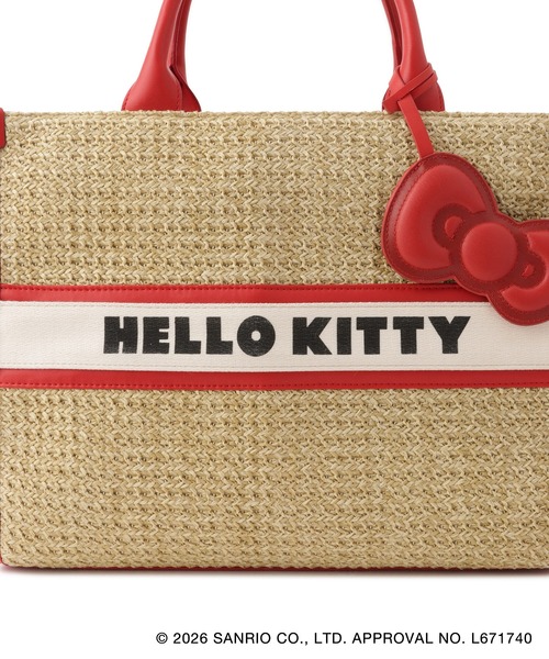 sanrio(サンリオ)の「【HELLO KITTY×VIS】日焼けデザイン ハローキティ雑材トートバッグ(トートバッグ・レディース・その他/ブラック系その他・FREE)」の15枚目の写真