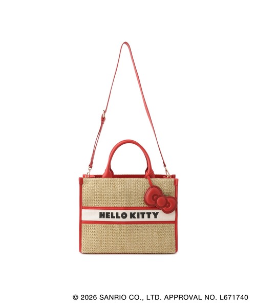 sanrio(サンリオ)の「【HELLO KITTY×VIS】日焼けデザイン ハローキティ雑材トートバッグ(トートバッグ・レディース・その他/ブラック系その他・FREE)」の18枚目の写真
