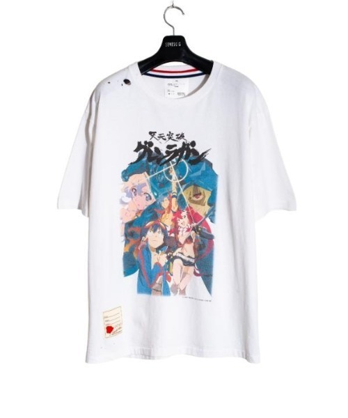 SEVESKIG(セヴシグ)の「seveskig/セブシグ/GURREN LAGANN KEY VISUAL TEE(Tシャツ/カットソー・メンズ・ブラック/ホワイト・XL/L/M)」の1枚目の写真
