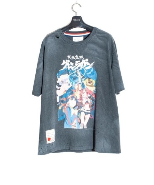SEVESKIG(セヴシグ)の「seveskig/セブシグ/GURREN LAGANN KEY VISUAL TEE(Tシャツ/カットソー・メンズ・ブラック/ホワイト・XL/L/M)」の2枚目の写真